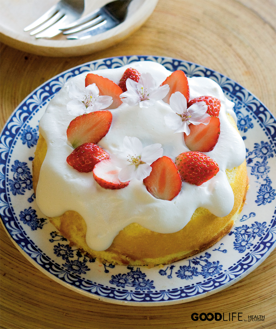 Strawberry Blossom Cake