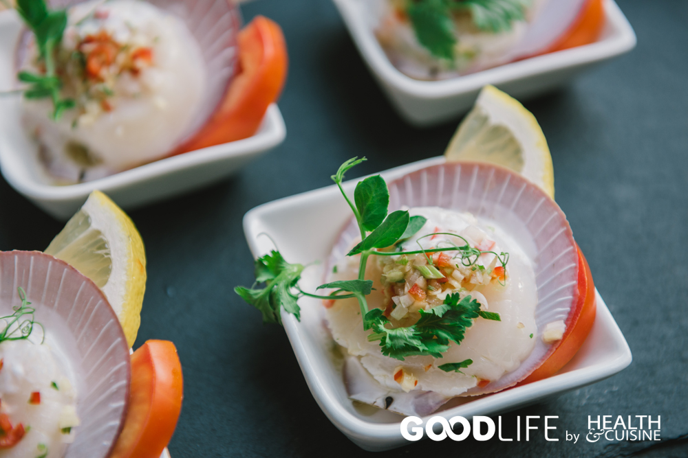 Scallop ceviche