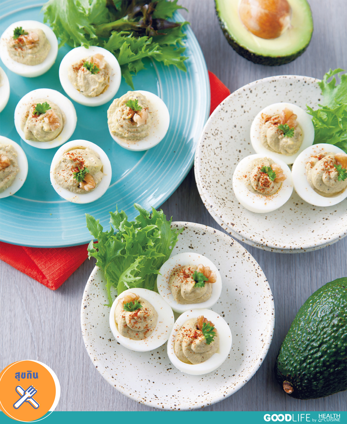 Avocado Deviled Eggs