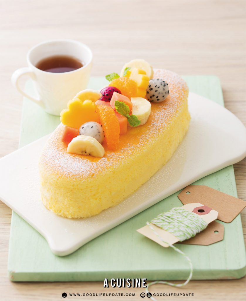 Thai Fruits Cotton Cheesecake