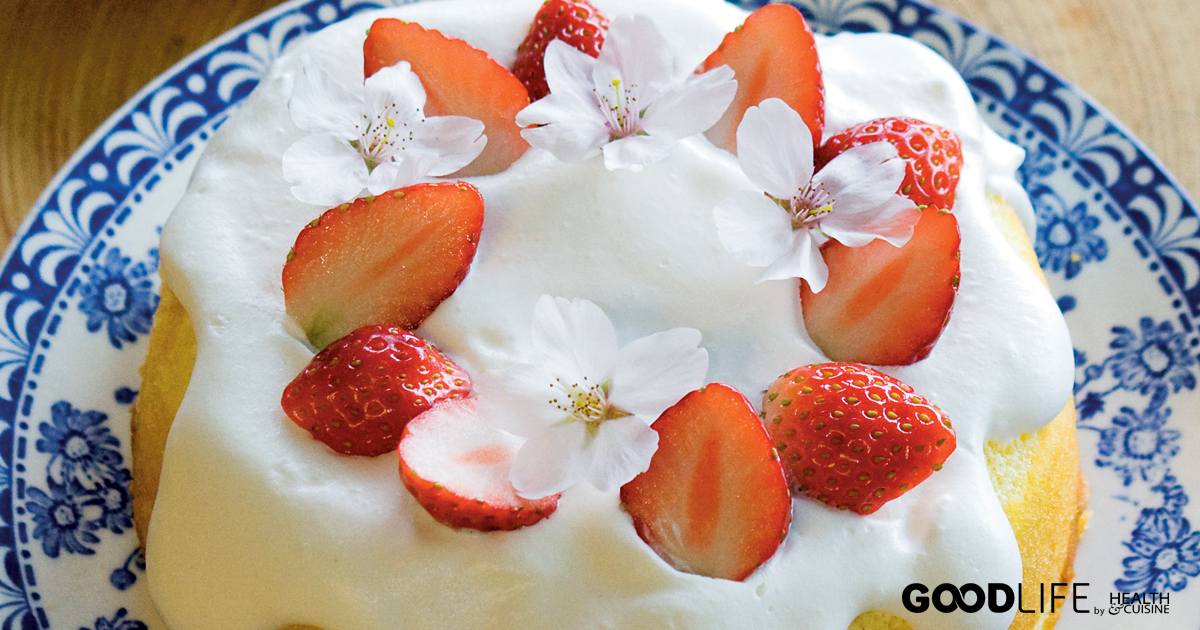 Strawberry Blossom Cake