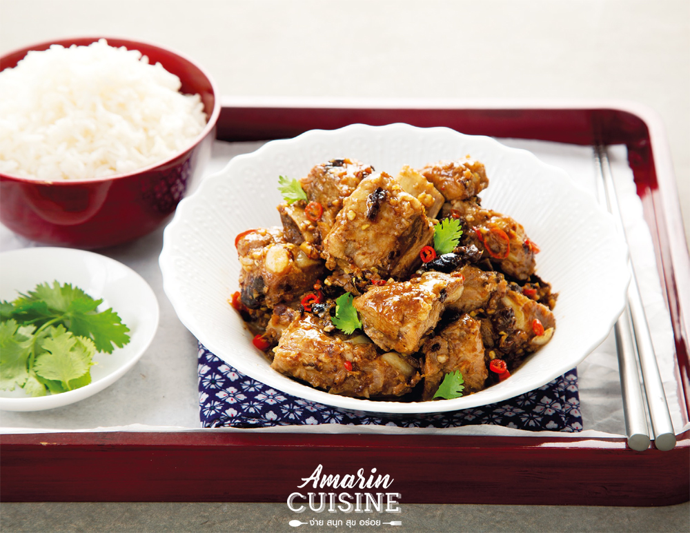 ซี่โครงหมูอบเต้าซี่