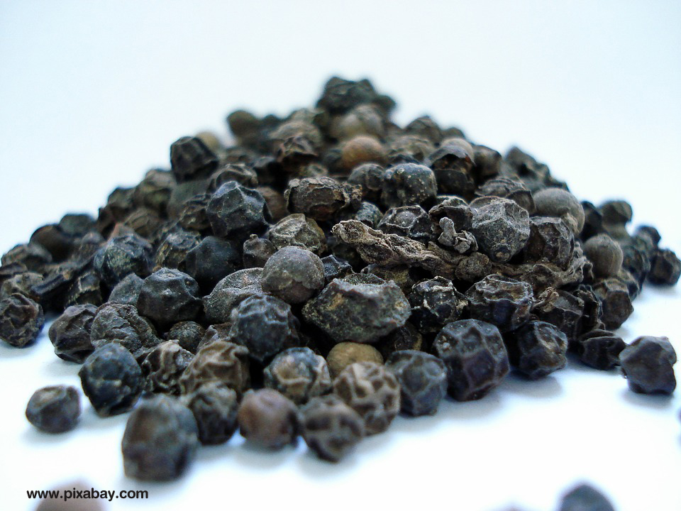 พริกไทยดำ, ลดความอ้วน, Black Pepper, Black Foods, อาหารสีดำ, ของดำ, อาหารสีดำดูแลสุขภาพ, อาหารเพื่อสุขภาพ