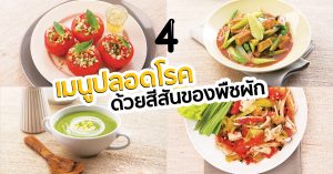 ปลอดโรคด้วยพืช ผักสี
