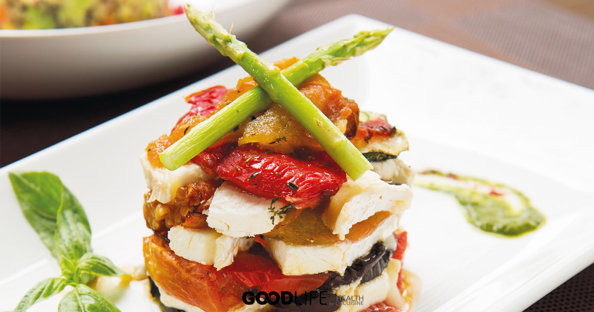 Goat Cheese Vegetarian Mille-Feuille