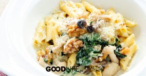 Penne Spinach Walnut