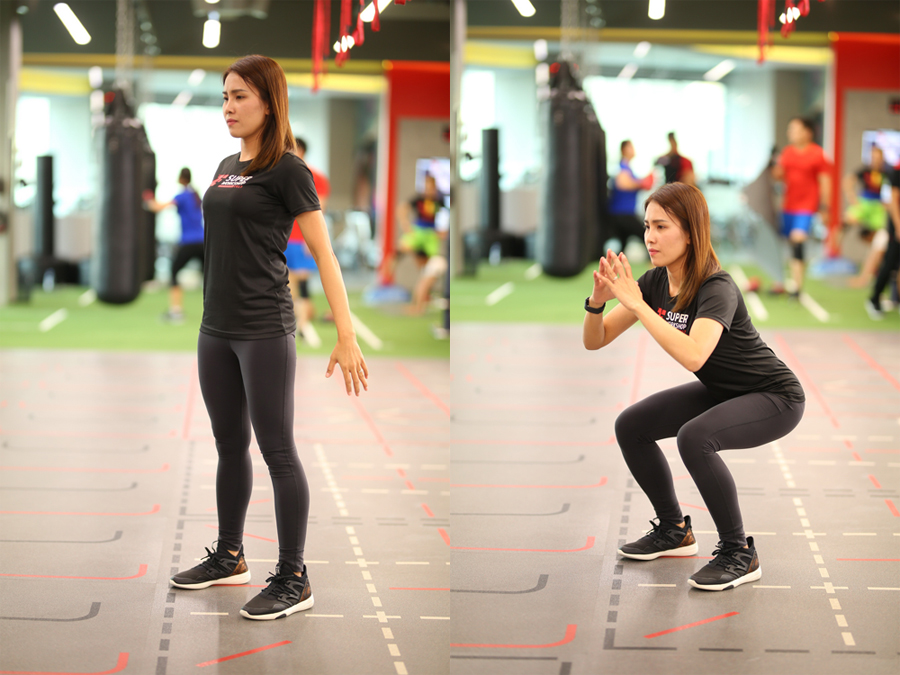 Squat Jump forward