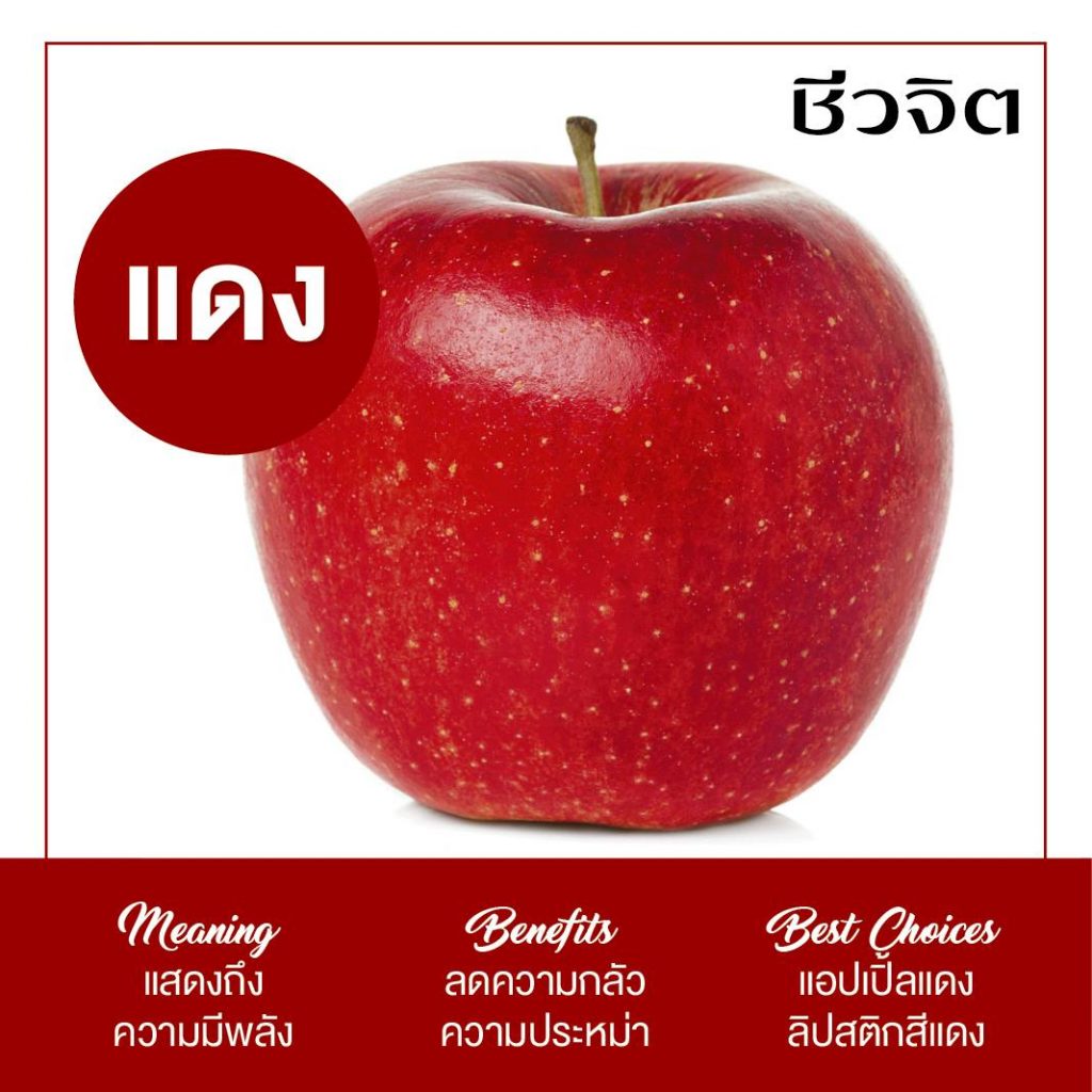 สีเเดง, สีเสริมดวง, สีปรับอารมณ์, ดวง, ความเชื่อ