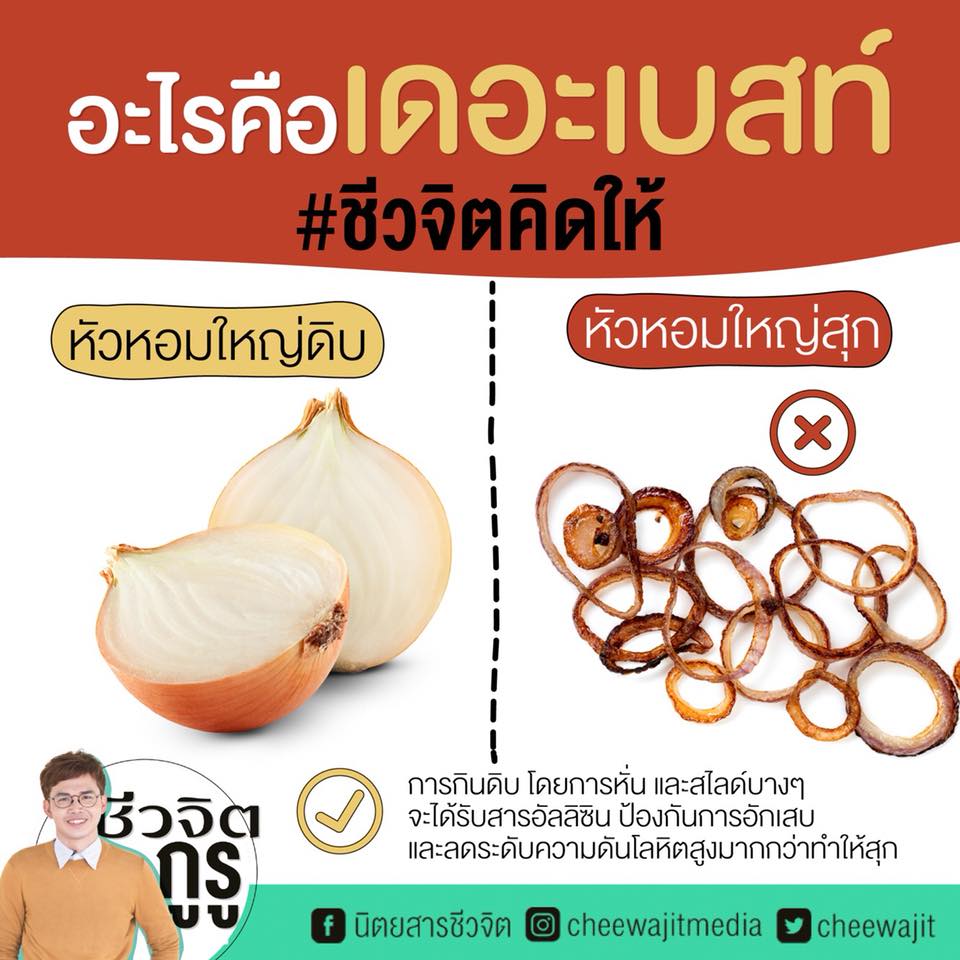 หอมหัวใหญ่, กินผัก, กินผลไม้, ประโยชน์ของหัวหอมใหญ่, หัวหอมใหญ่ดิบ