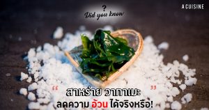 สาหร่ายวากาเมะ