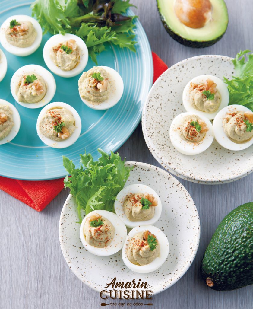 Avocado Deviled Eggs