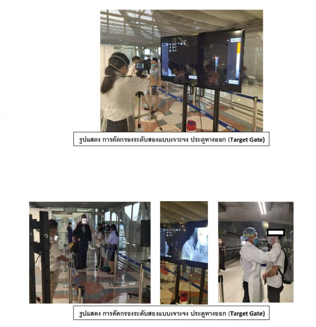 การเฝ้าระวังอุณหภูมิผู้โดยสาร Thermoscan