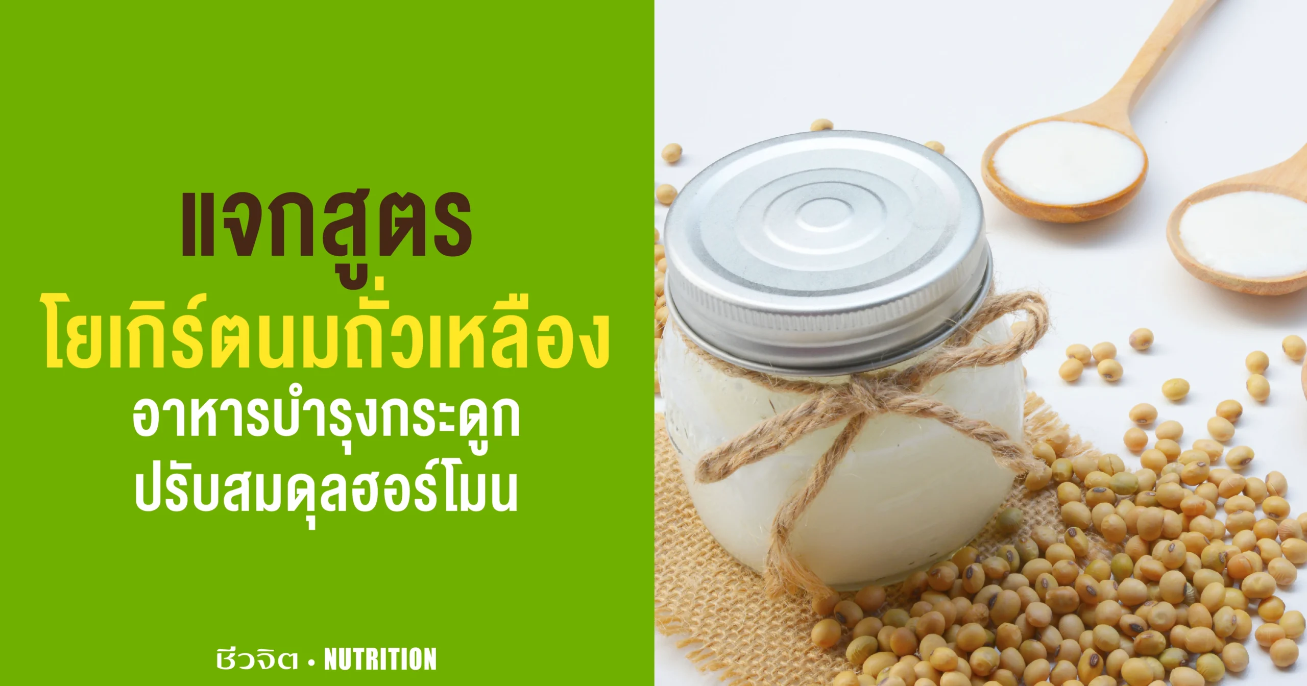 โยเกิร์ตนมถั่วเหลือง