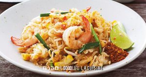 ผัดไทยกุ้งสด