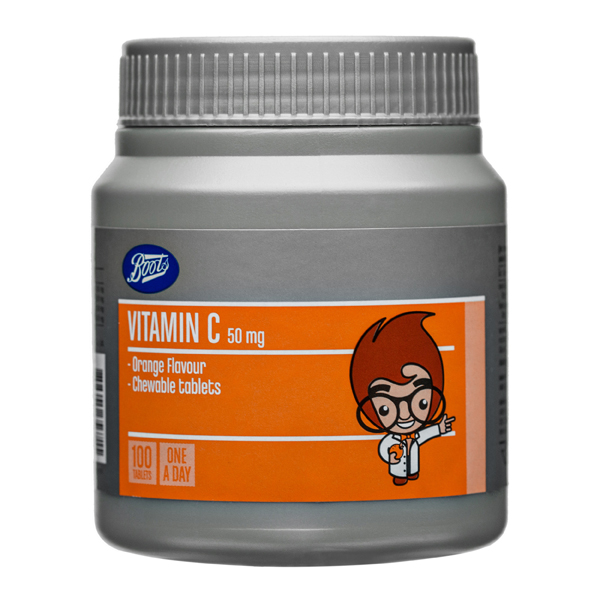 Boots Chewable Vitamin C 50 mg