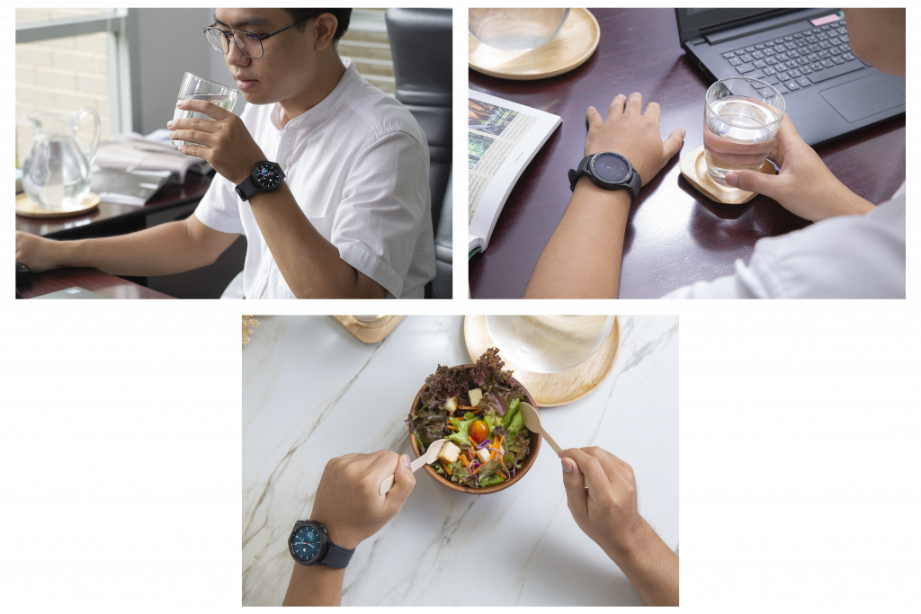 บันทึกปริมาณแคลอรี่-ปริมาณน้ำดื่ม-Galaxy Watch4 Series